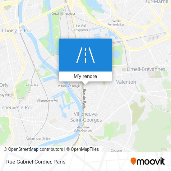 Rue Gabriel Cordier plan
