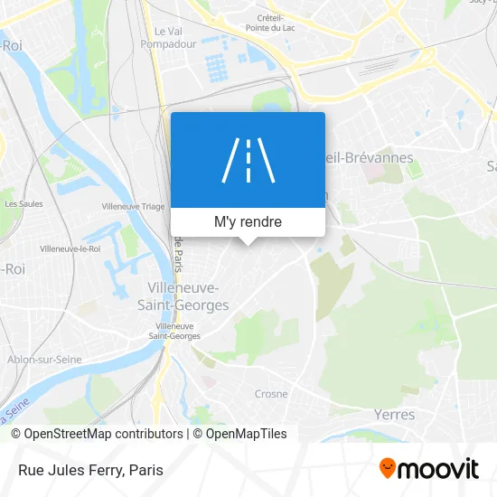 Rue Jules Ferry plan