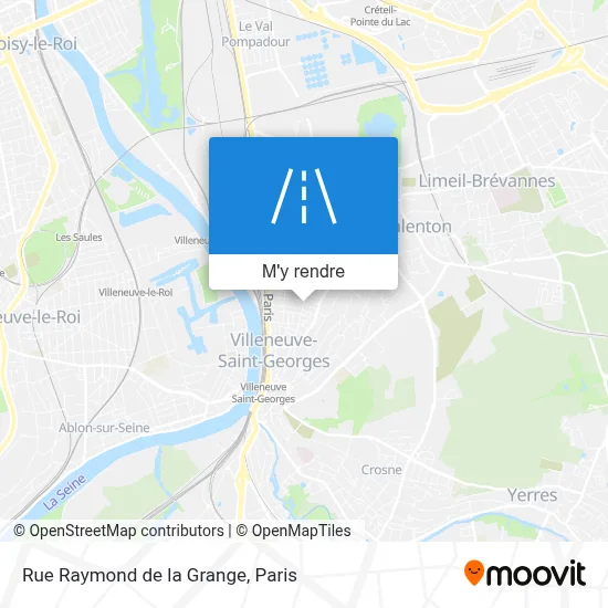 Rue Raymond de la Grange plan