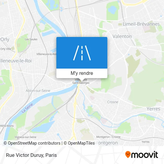 Rue Victor Duruy plan