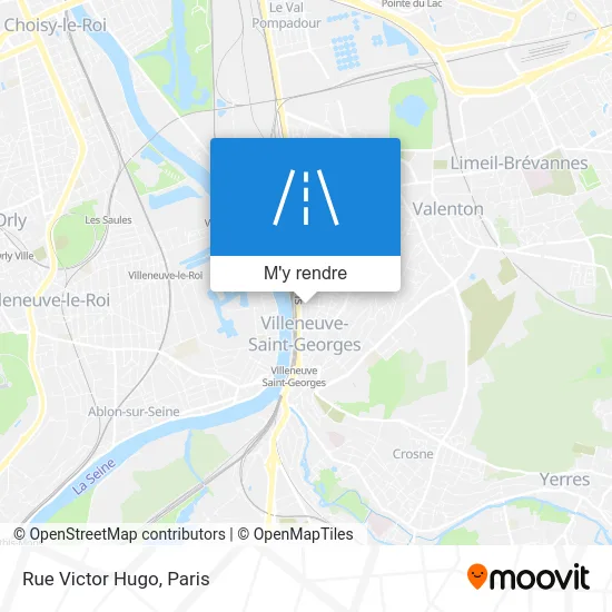 Rue Victor Hugo plan