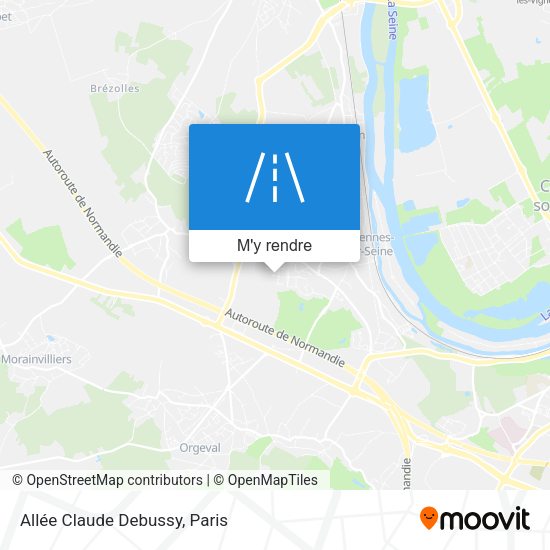 Allée Claude Debussy plan