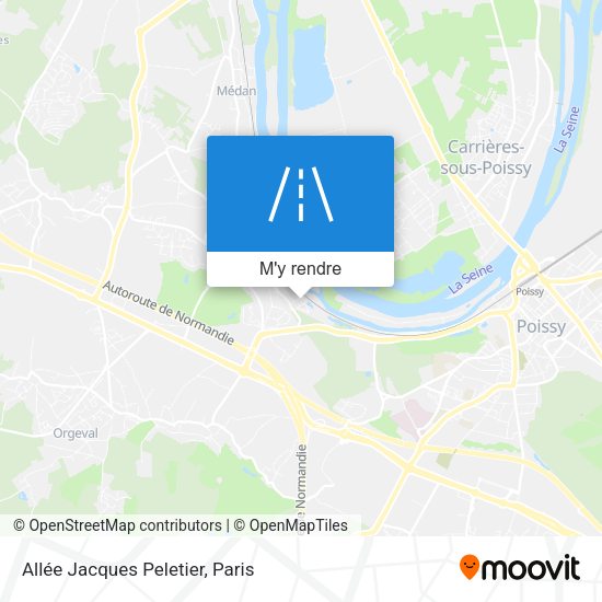 Allée Jacques Peletier plan