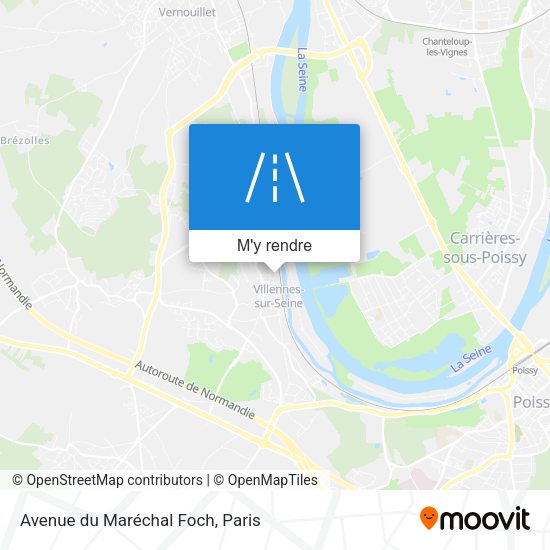 Avenue du Maréchal Foch plan