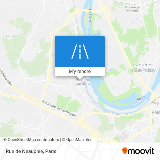 Rue de Neauphle plan