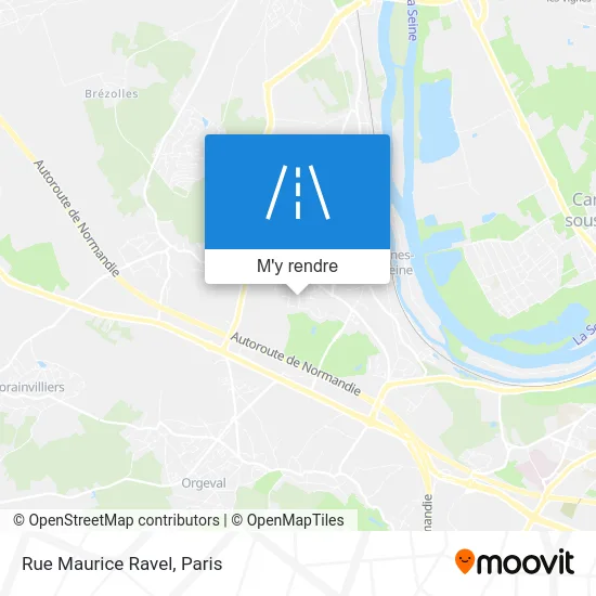Rue Maurice Ravel plan