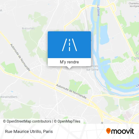 Rue Maurice Utrillo plan