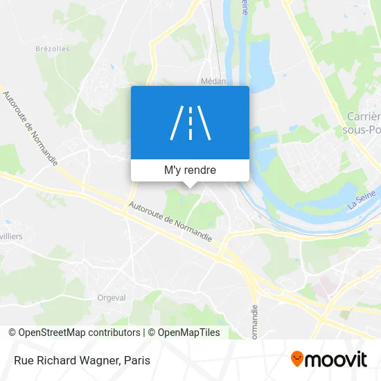 Rue Richard Wagner plan