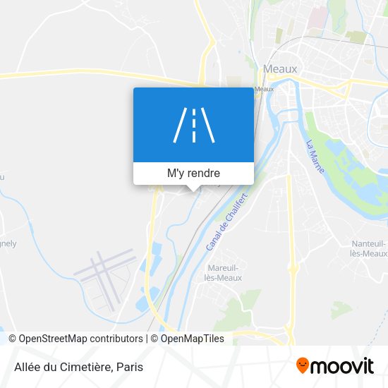 Allée du Cimetière plan