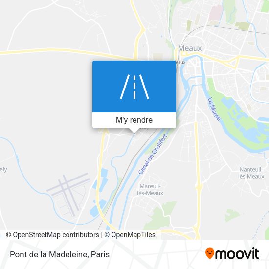 Pont de la Madeleine plan