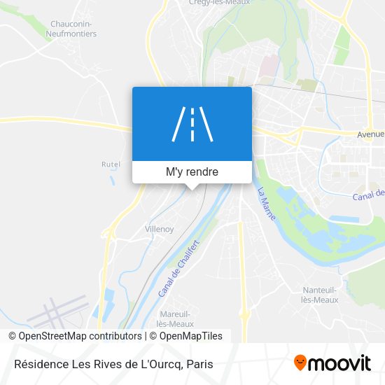 Résidence Les Rives de L'Ourcq plan