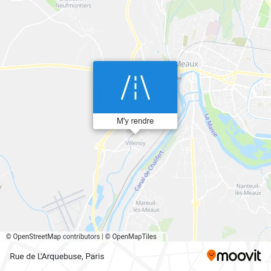 Rue de L'Arquebuse plan