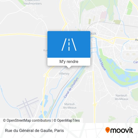 Rue du Général de Gaulle plan