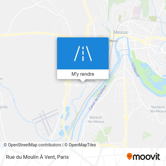 Rue du Moulin À Vent plan