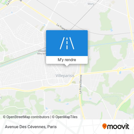 Avenue Des Cévennes plan