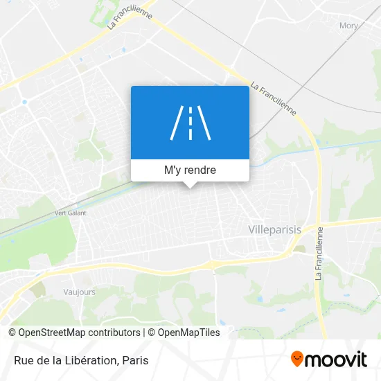 Rue de la Libération plan