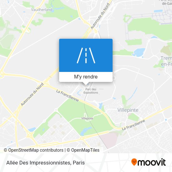 Allée Des Impressionnistes plan