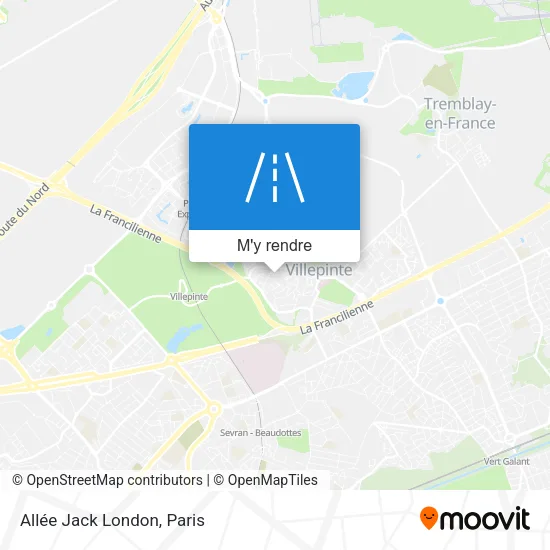 Allée Jack London plan