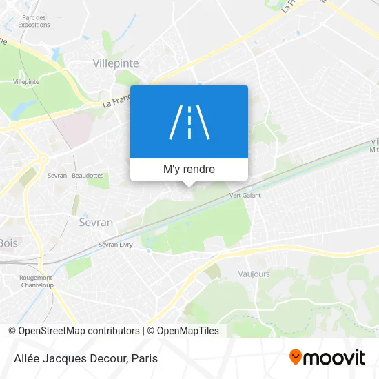 Allée Jacques Decour plan