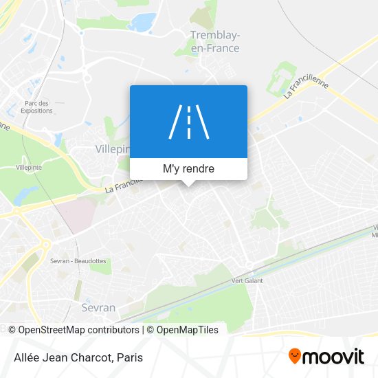 Allée Jean Charcot plan