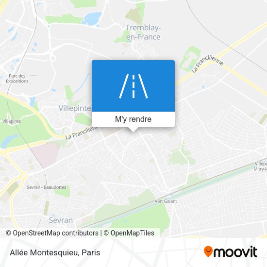 Allée Montesquieu plan