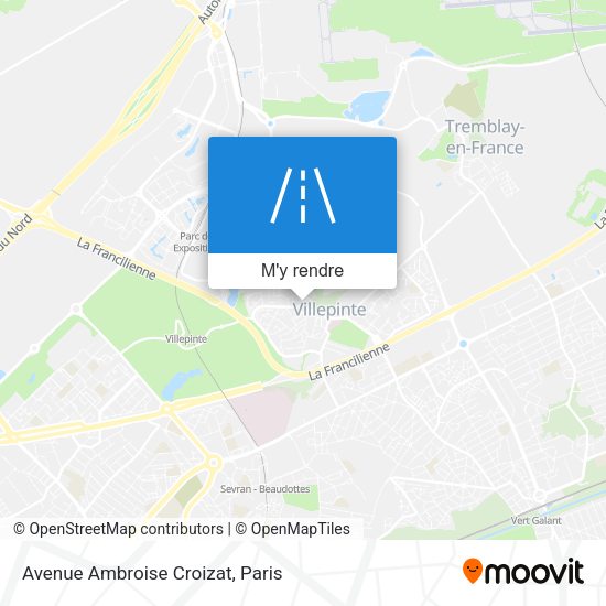 Avenue Ambroise Croizat plan