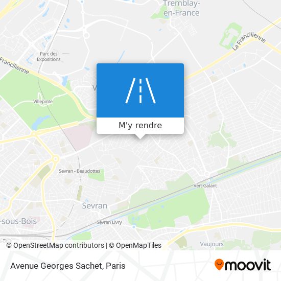 Avenue Georges Sachet plan