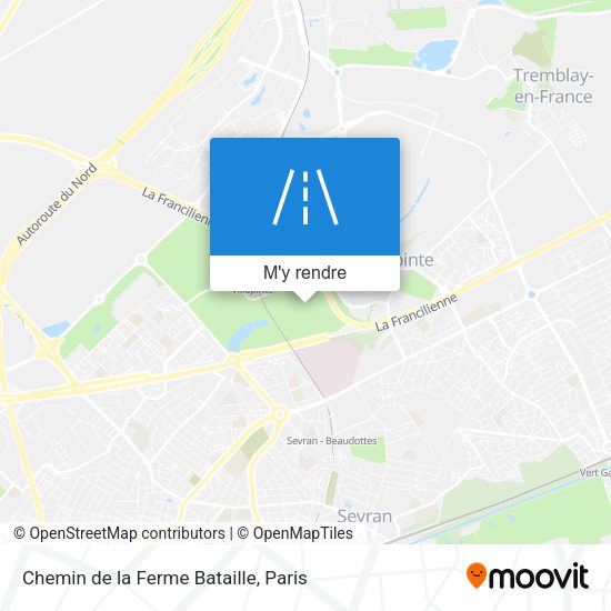 Chemin de la Ferme Bataille plan