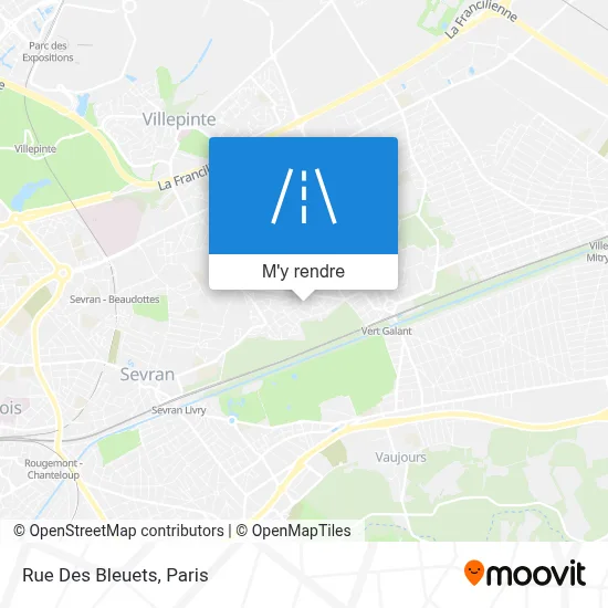 Rue Des Bleuets plan