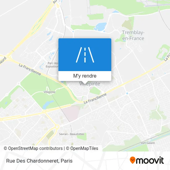 Rue Des Chardonneret plan