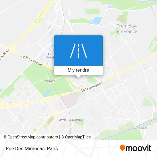 Rue Des Mimosas plan