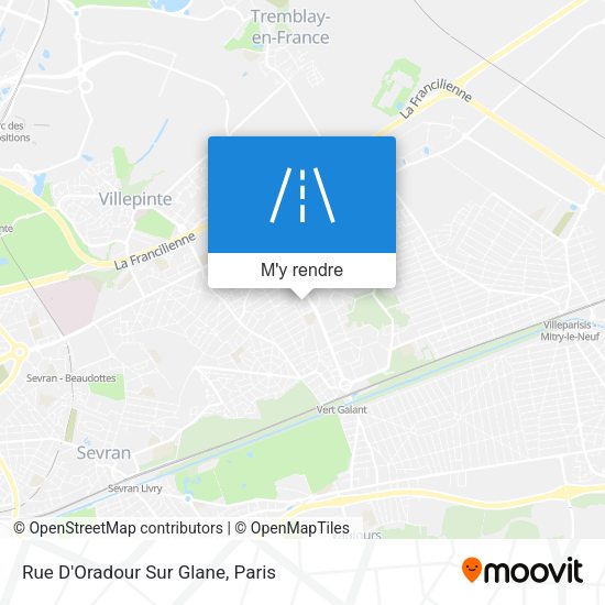 Rue D'Oradour Sur Glane plan