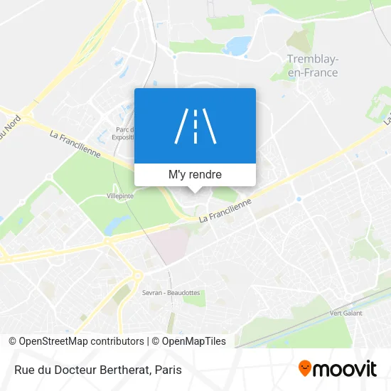 Rue du Docteur Bertherat plan