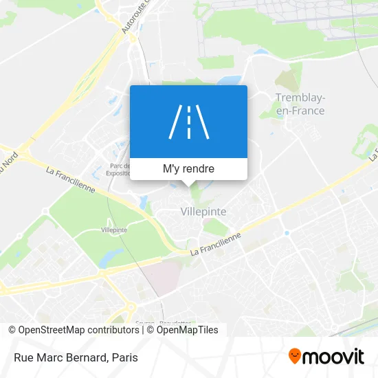 Rue Marc Bernard plan
