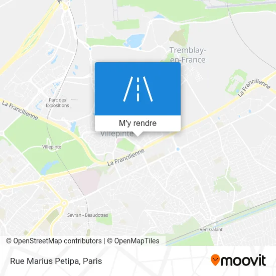 Rue Marius Petipa plan