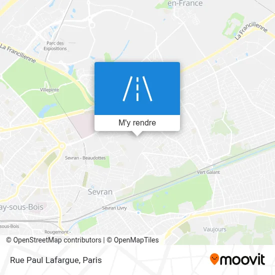 Rue Paul Lafargue plan
