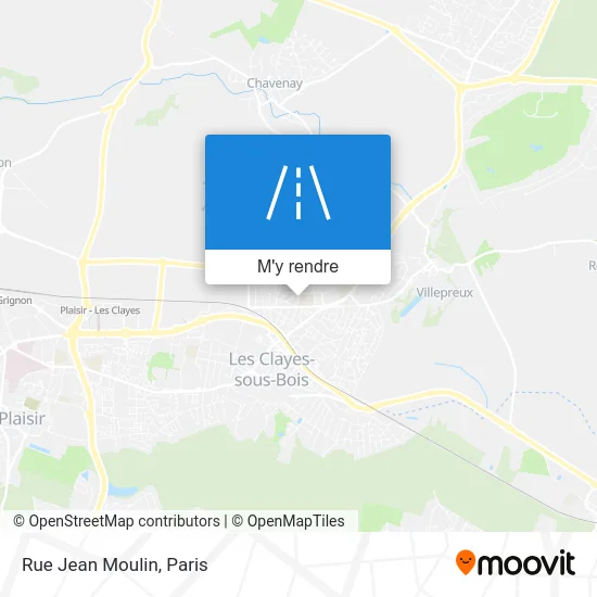 Rue Jean Moulin plan