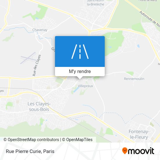Rue Pierre Curie plan
