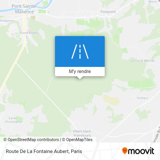 Route De La Fontaine Aubert plan