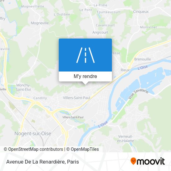 Avenue De La Renardière plan