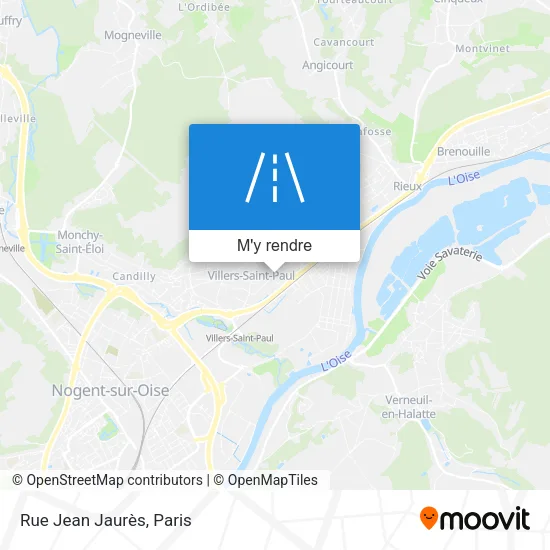 Rue Jean Jaurès plan