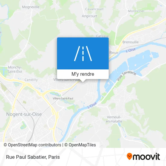 Rue Paul Sabatier plan