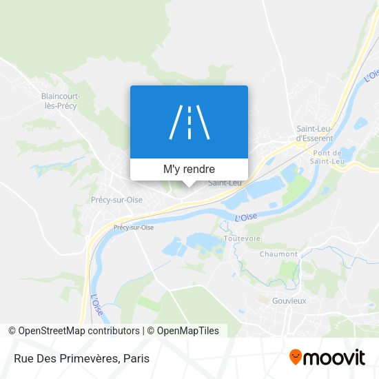 Rue Des Primevères plan
