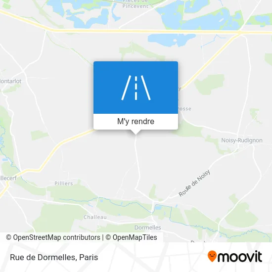 Rue de Dormelles plan