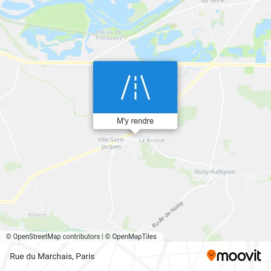 Rue du Marchais plan