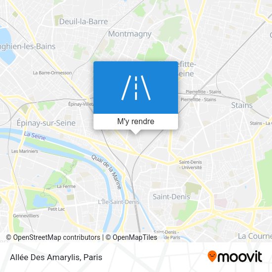 Allée Des Amarylis plan