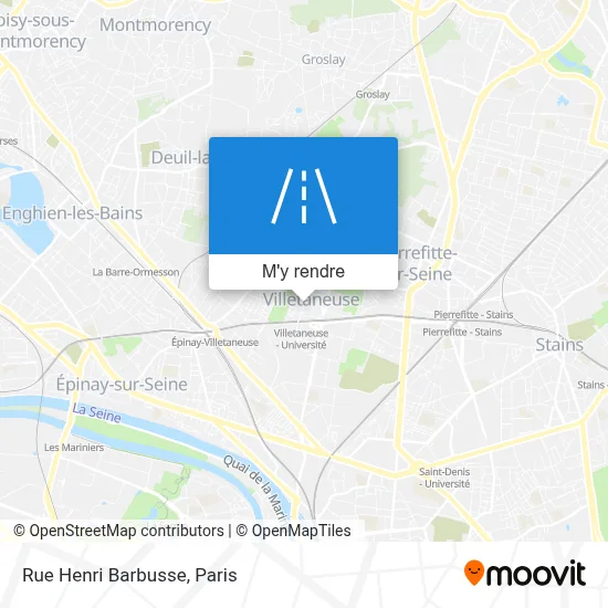 Rue Henri Barbusse plan