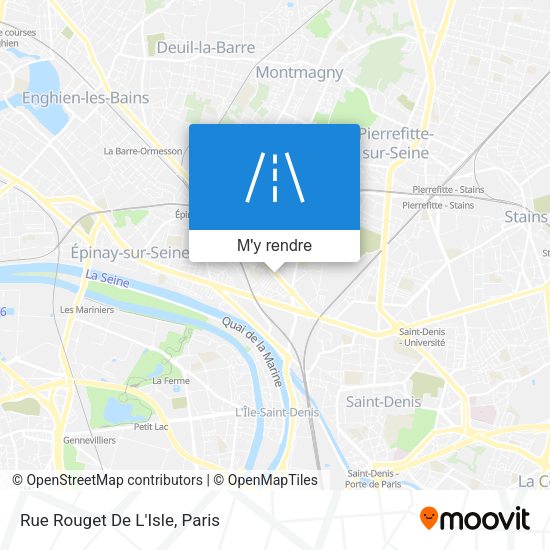 Rue Rouget De L'Isle plan