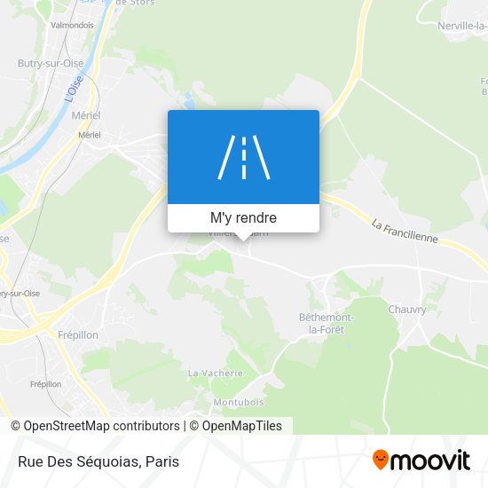Rue Des Séquoias plan