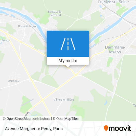 Avenue Marguerite Perey plan